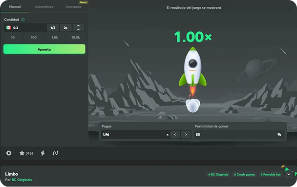 bc game originals limbo demo screenshot mx mexico
