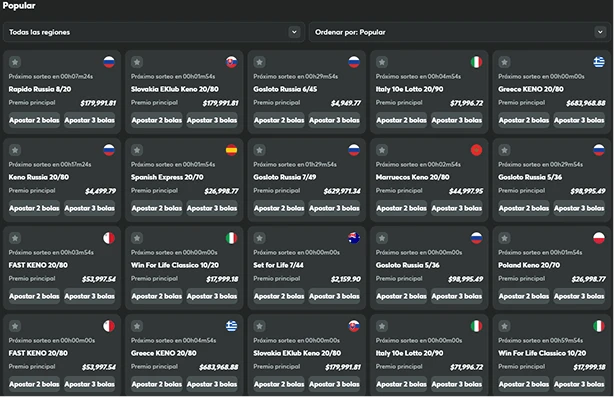 popular lottery items at the bc game casino mx mexico